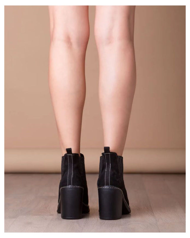 Botas Texana - Negro Gamuza