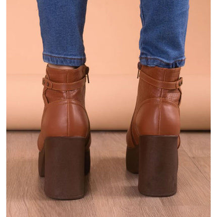 Botas Mujer Troyan - Camel