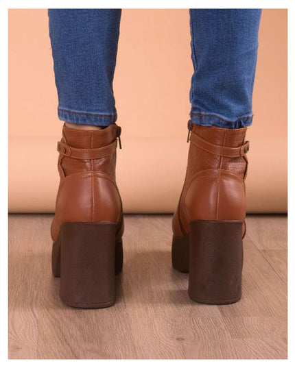 Botas Troyan - Camel