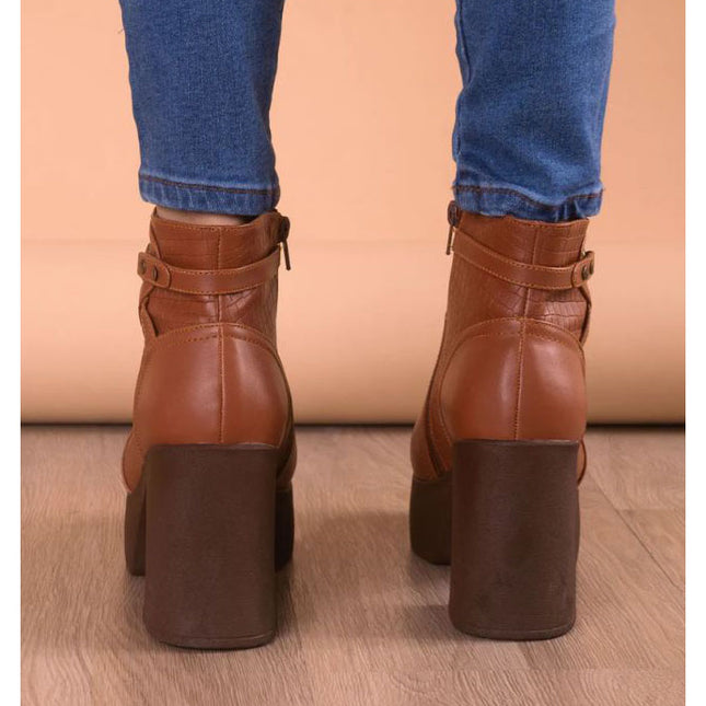 Botas Mujer Troyan - Camel