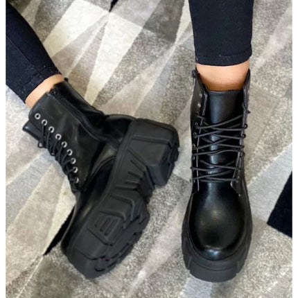 Botas Mujer Van - Negro