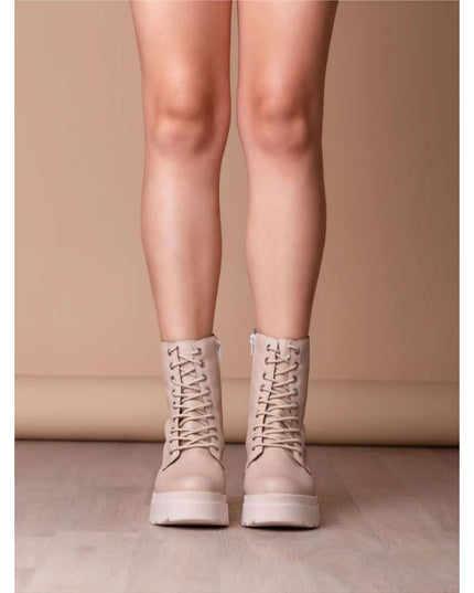 Botas Villeta - Nude Cuero
