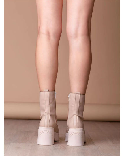 Botas Villeta - Nude Cuero