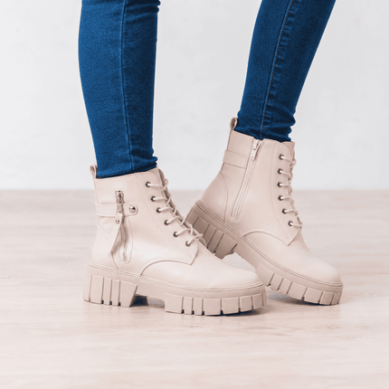 Botas Mujer Ypane - Nude