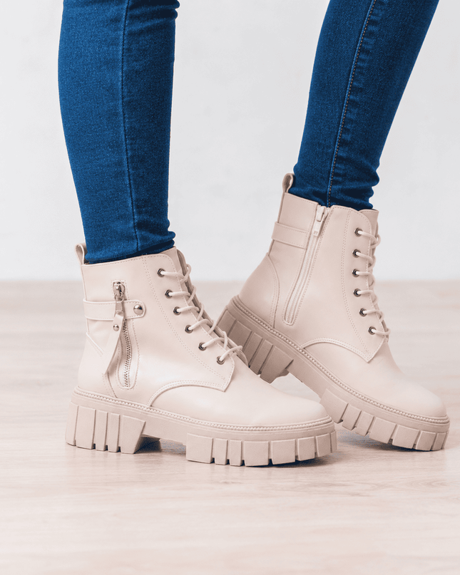 Botas Mujer Ypane - Nude