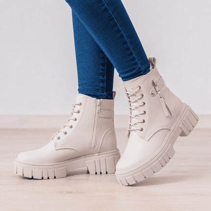 Botas Mujer Ypane - Nude