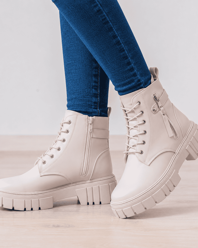 Botas Mujer Ypane - Nude