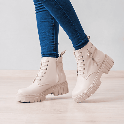 Botas Mujer Ypane - Nude