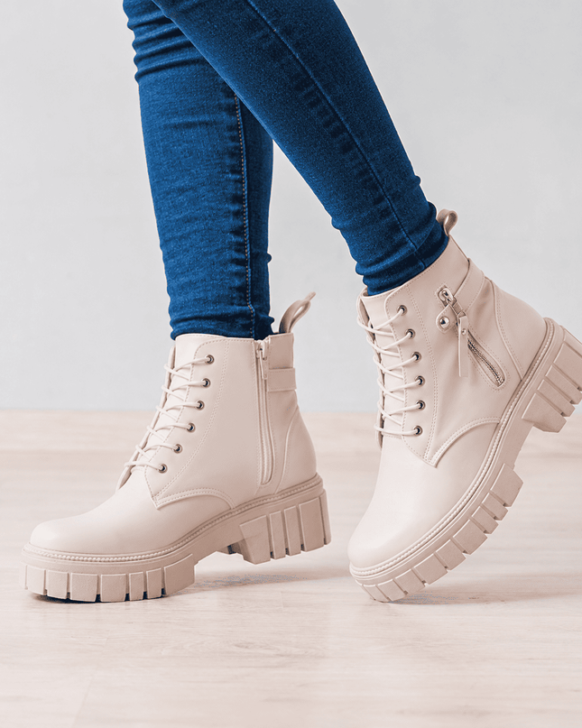 Botas Mujer Ypane - Nude