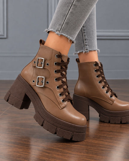 Botas Mujer Bardo - Marron Claro