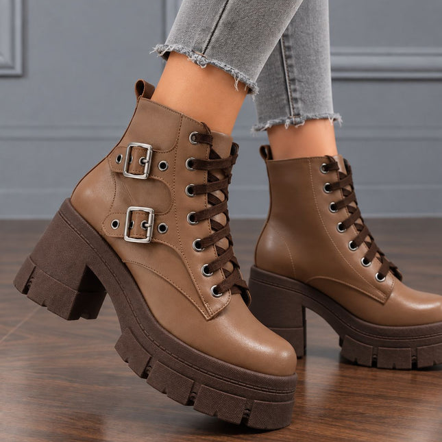 Botas Mujer Bardo - Marron Claro