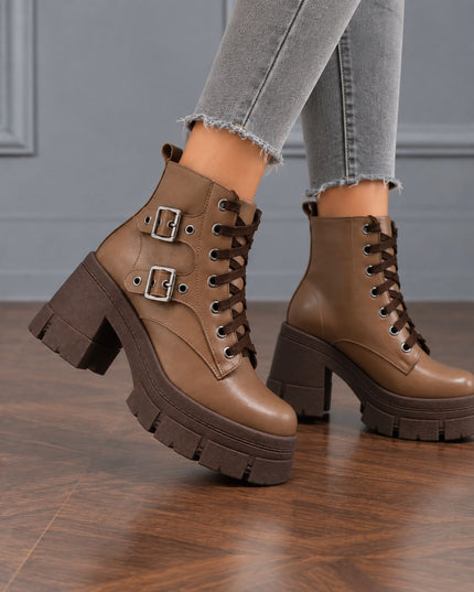 Botas Mujer Bardo - Marron Claro