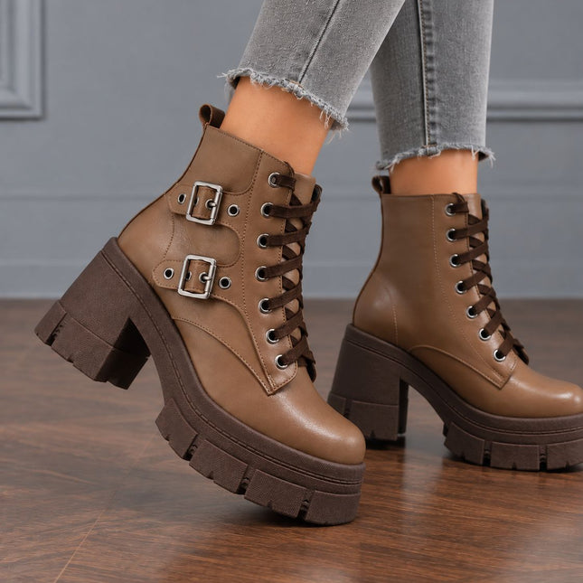 Botas Mujer Bardo - Marron Claro