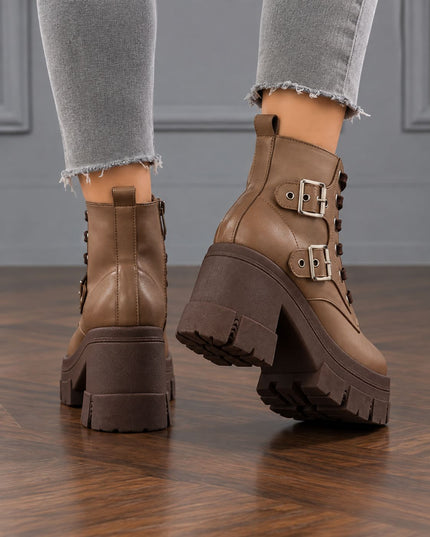 Botas Mujer Bardo - Marron Claro