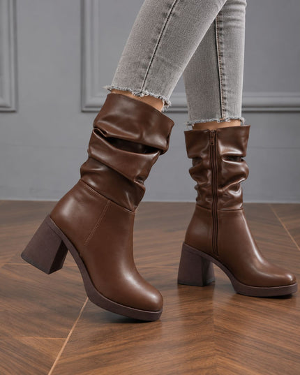 Botas Mujer Chunny - Marrón