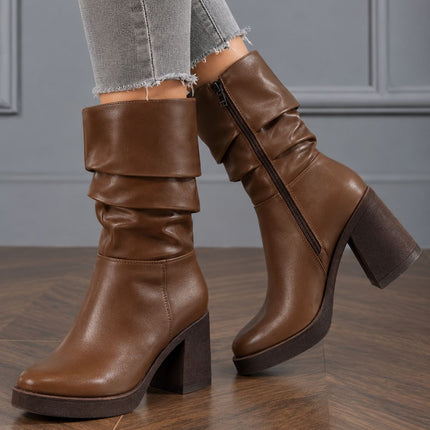Botas Mujer Chunny - Marrón Claro