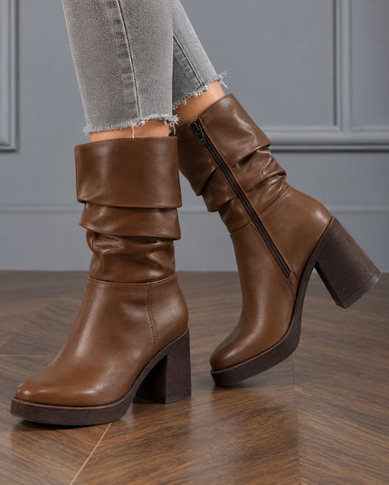 Botas Mujer Chunny - Marrón Claro
