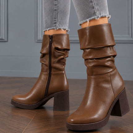 Botas Mujer Chunny - Marrón Claro