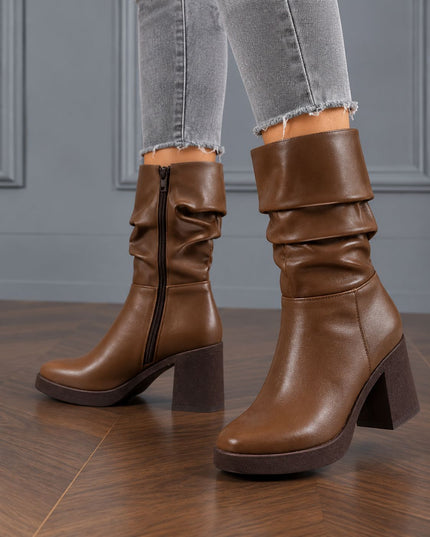Botas Mujer Chunny - Marrón Claro