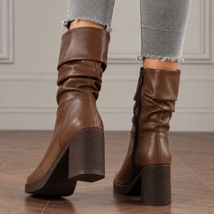 Botas Mujer Chunny - Marrón Claro