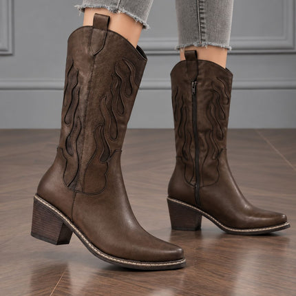 Botas Mujer Famus - Marrón