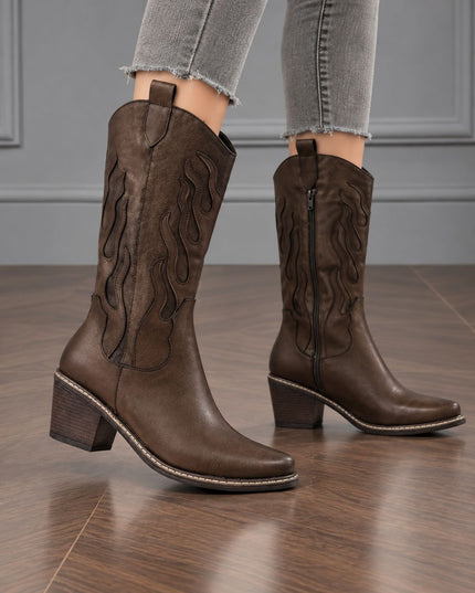 Botas Mujer Famus - Marrón
