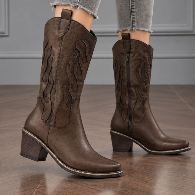 Botas Mujer Famus - Marrón
