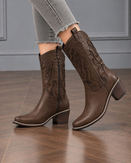 Botas Mujer Famus - Marrón
