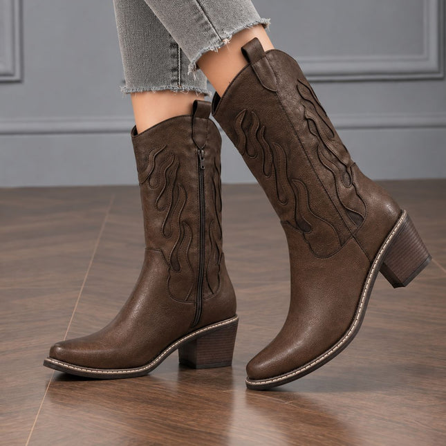 Botas Mujer Famus - Marrón