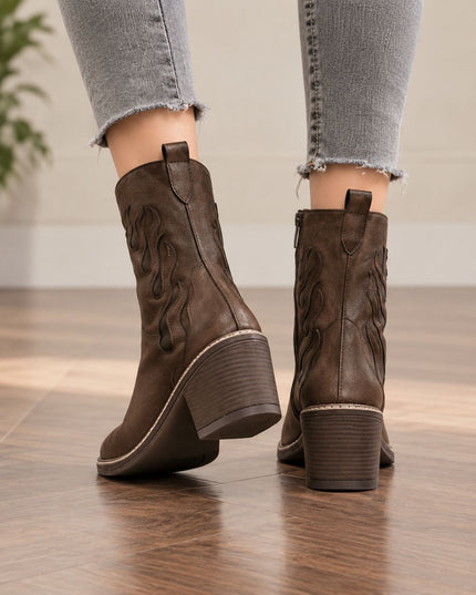 Botas Mujer Famus - Marrón