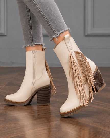 Botas Mujer Maiki - Nude