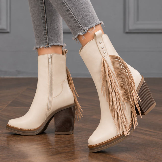 Botas Mujer Maiki - Nude