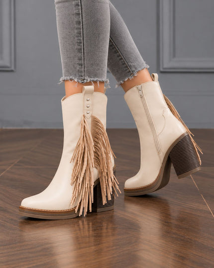 Botas Mujer Maiki - Nude