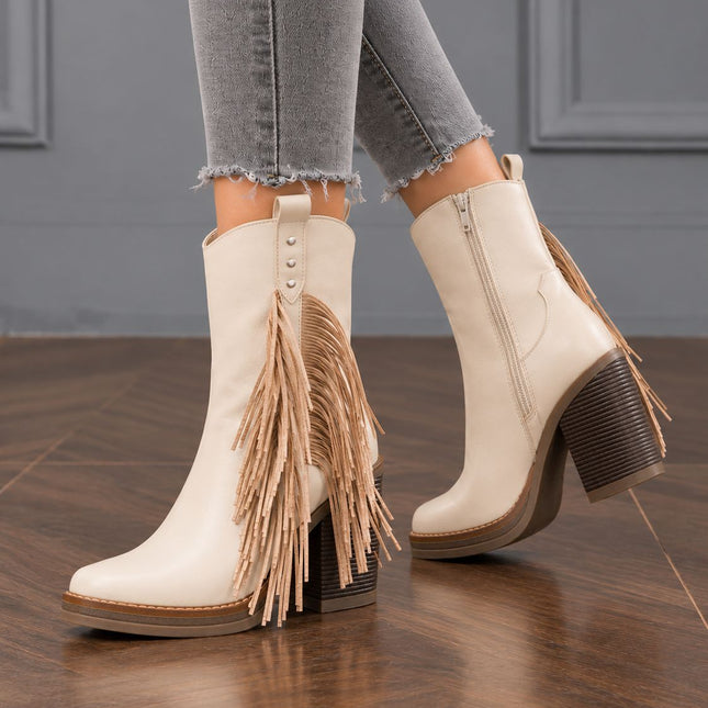 Botas Mujer Maiki - Nude
