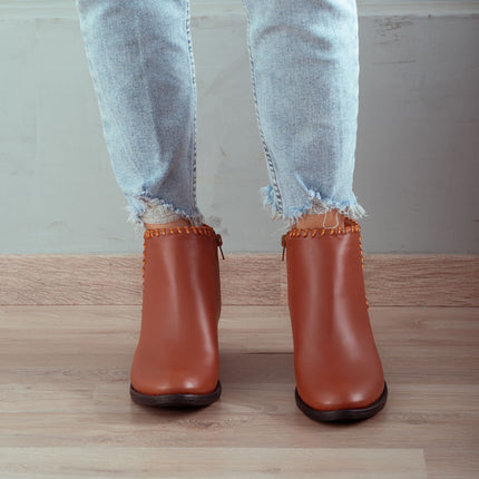 Botines Mujer Albany - Camel