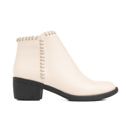 Botines Mujer Albany - Hueso