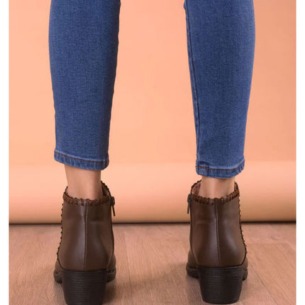 Botines Mujer Albany - Marron