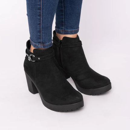 Botin Arlon - Negro Gamuza