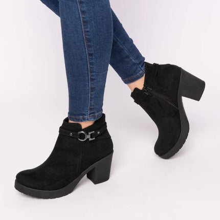 Botin Arlon - Negro Gamuza