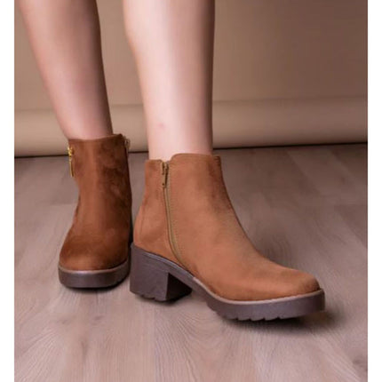 Botines Mujer Bari - Camel