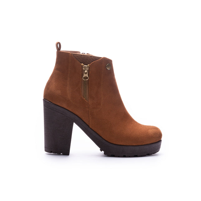 Botas Mujer Belgrado - Camel Gamuza