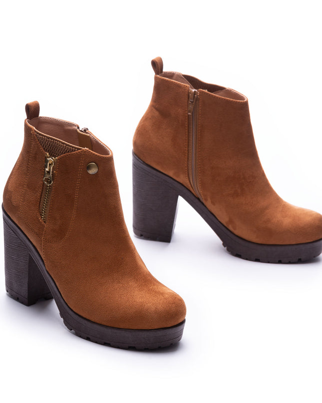 Botas Belgrado - Camel Gamuza