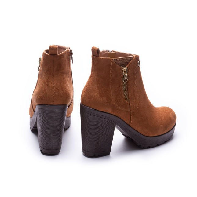 Botas Mujer Belgrado - Camel Gamuza