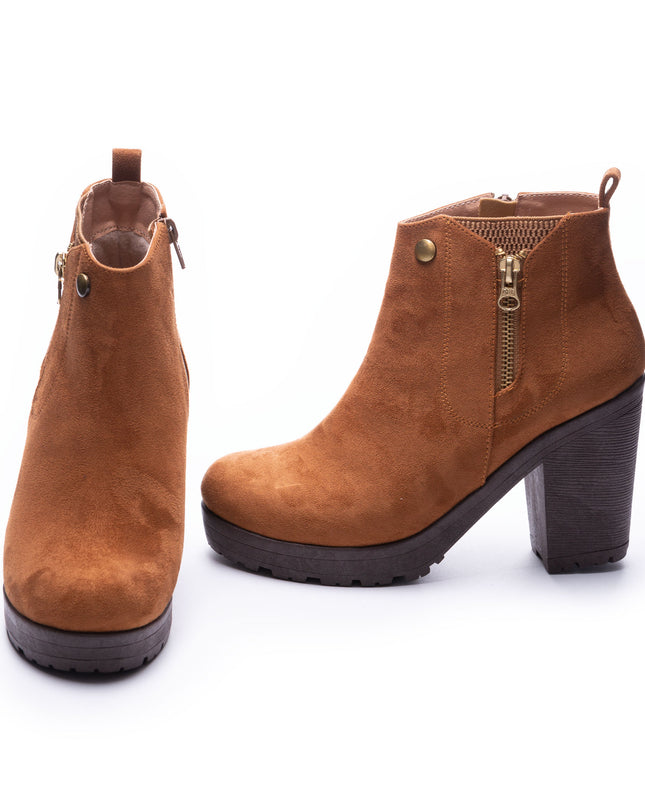 Botas Belgrado - Camel Gamuza