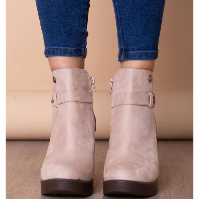 Botines Mujer Bendigo - Topo