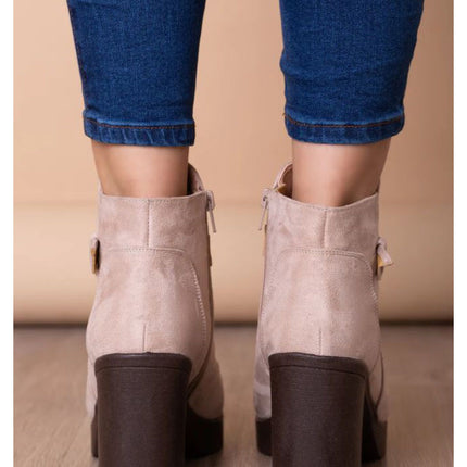 Botines Mujer Bendigo - Topo