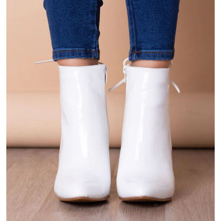 Botas Mujer Bubali - Blanco Charol