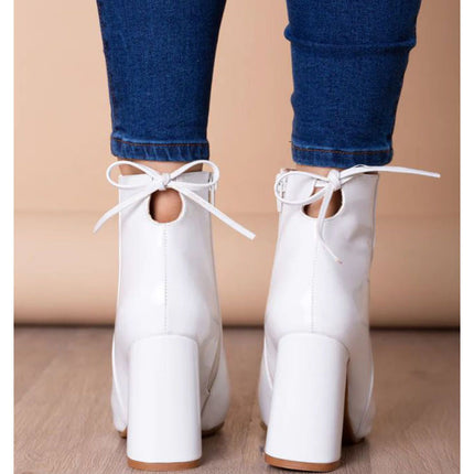Botas Mujer Bubali - Blanco Charol
