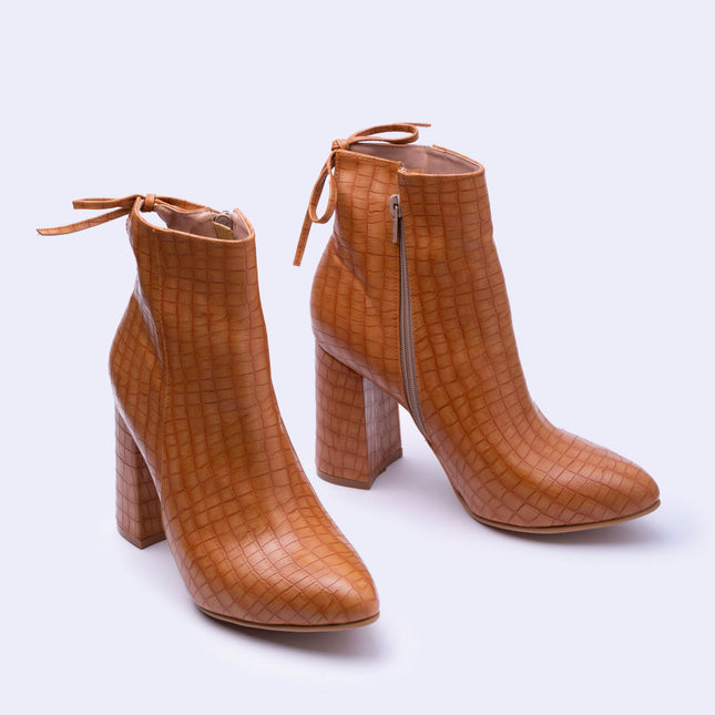 Botas Mujer Bubali - Camel Serpiente