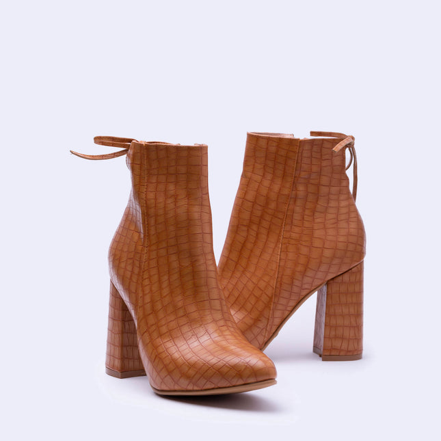 Botas Mujer Bubali - Camel Serpiente